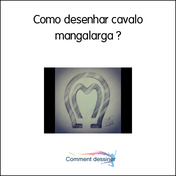 Como desenhar cavalo mangalarga